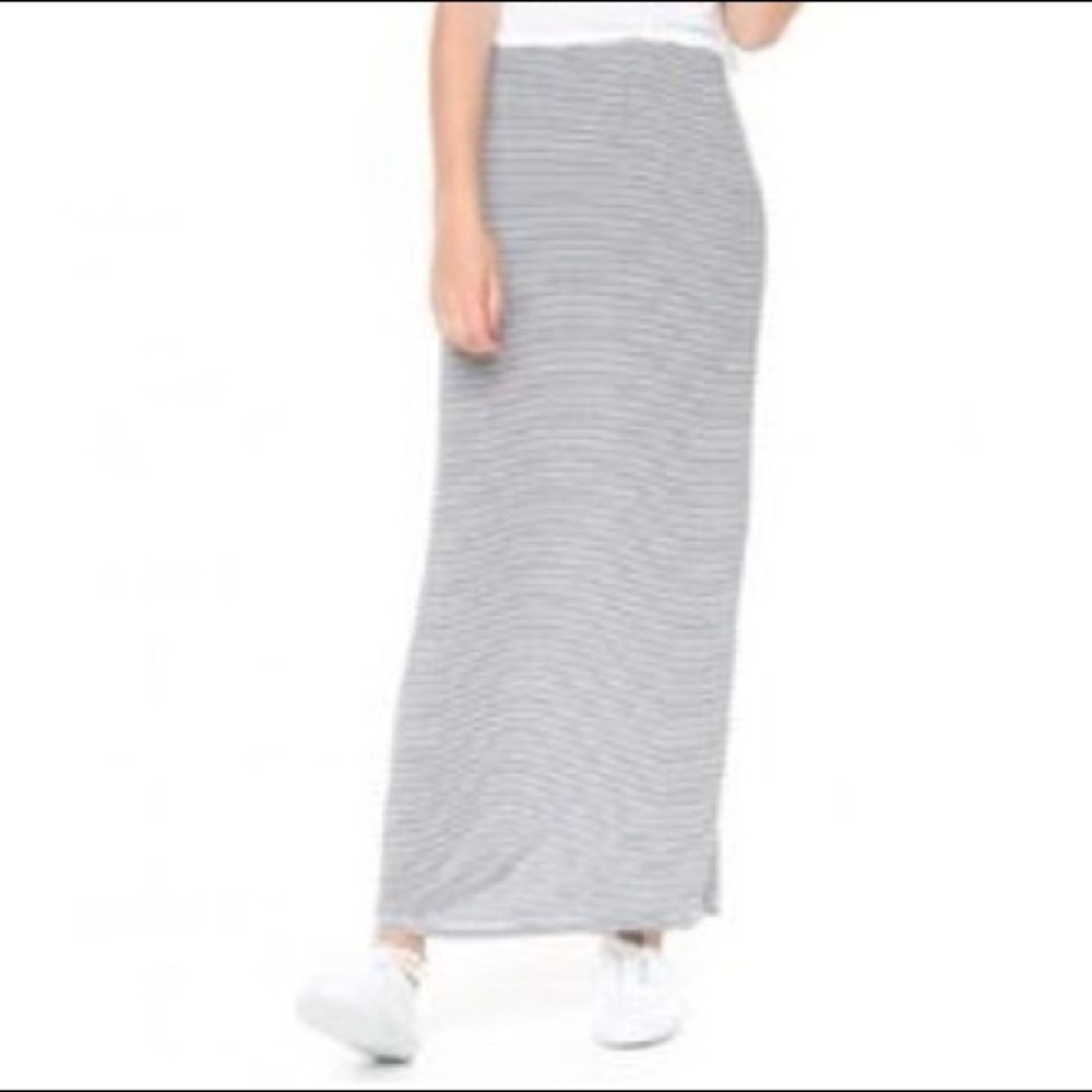 Striped Maxi Skirt